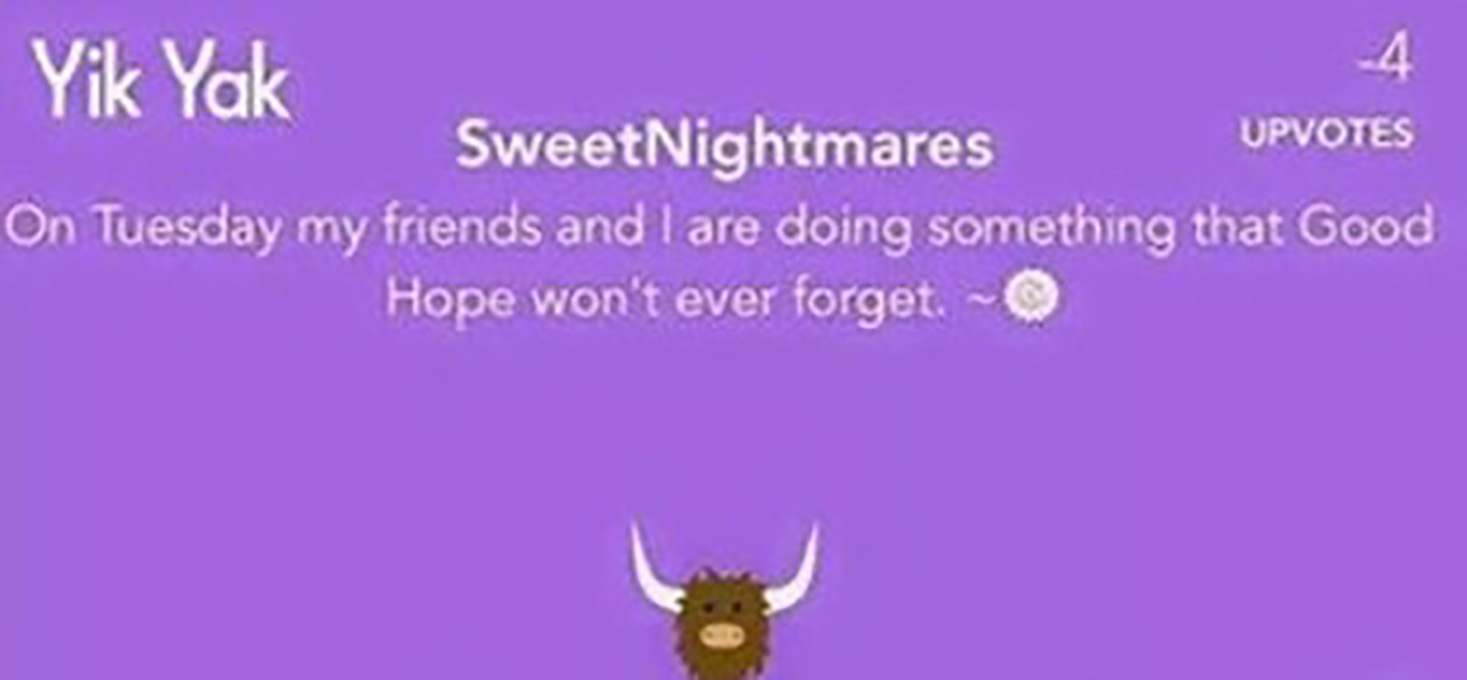 “Beefed-up security” for Good Hope High School in response to social media threat