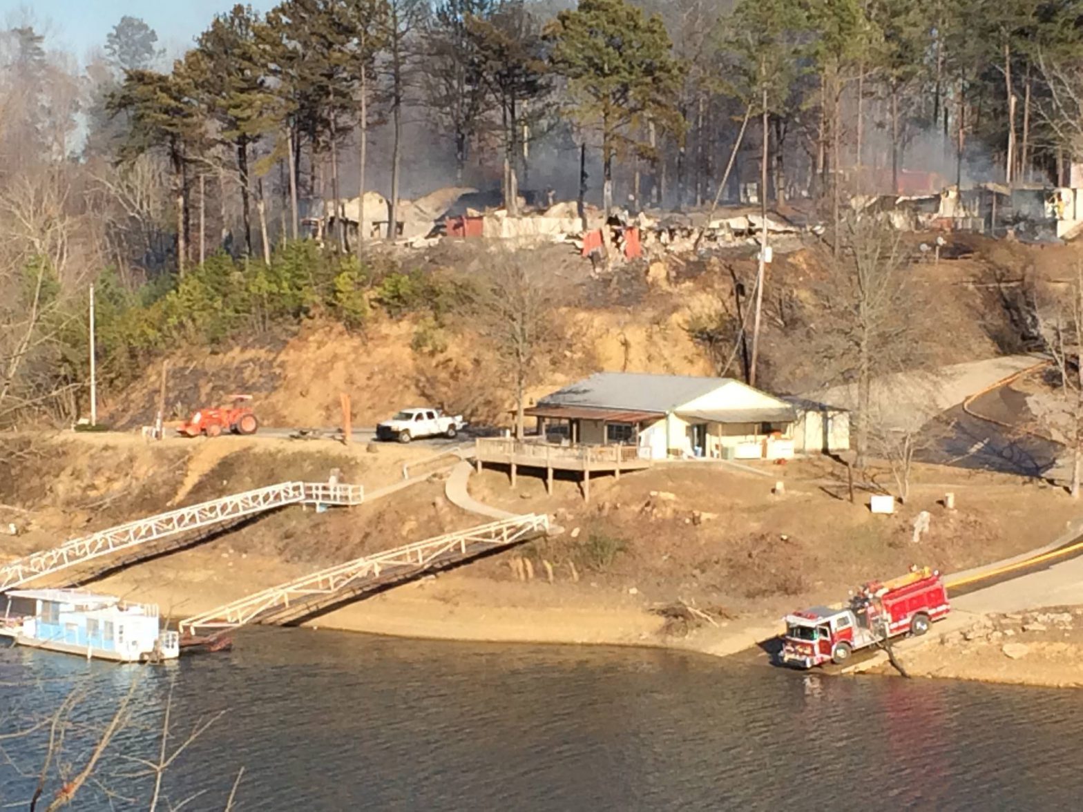 Mallard Point Trailer Park, Vincent Marina hit hard by fires The