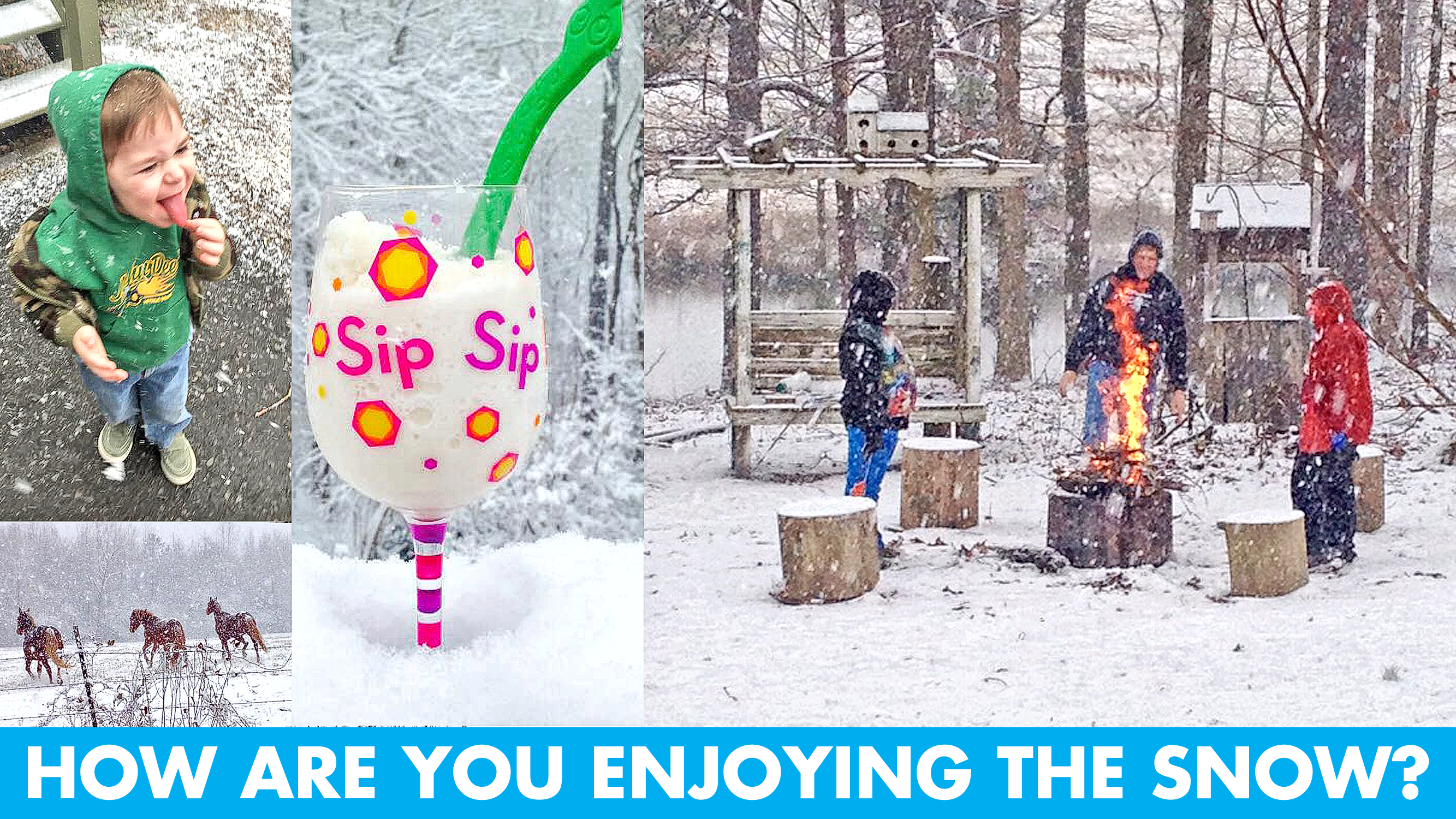 How are you enjoying the snow?
