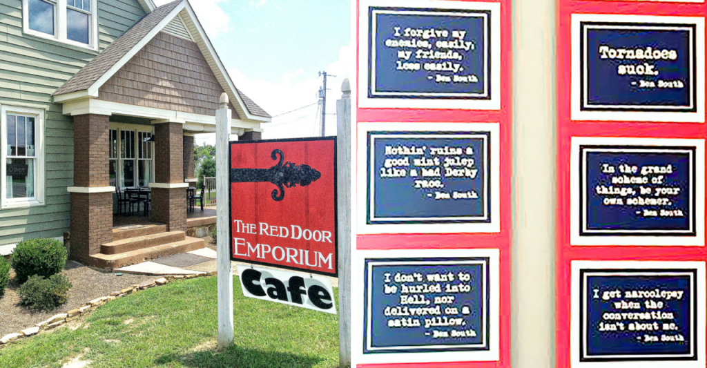 Local Artist Debuts Installation At Red Door Emporium Café - The ...
