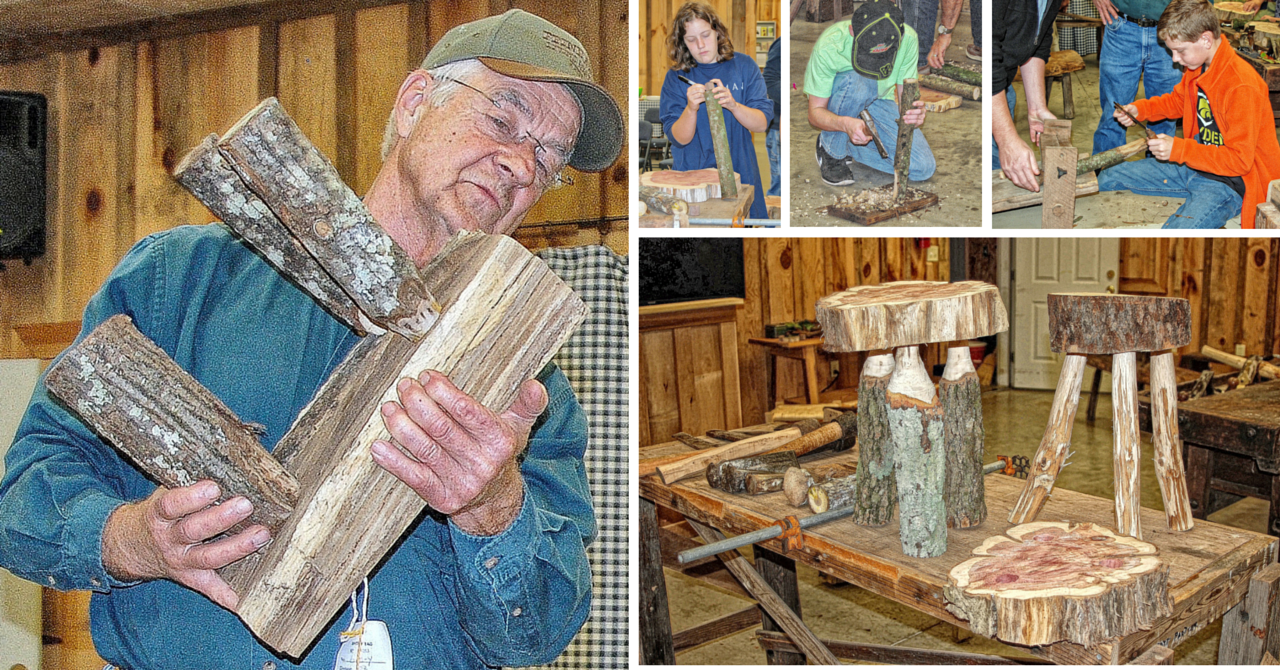 Agriplex Teaches Residents the Lost Art of Stool Making Sharon Schuler Kreps/CullmanSense