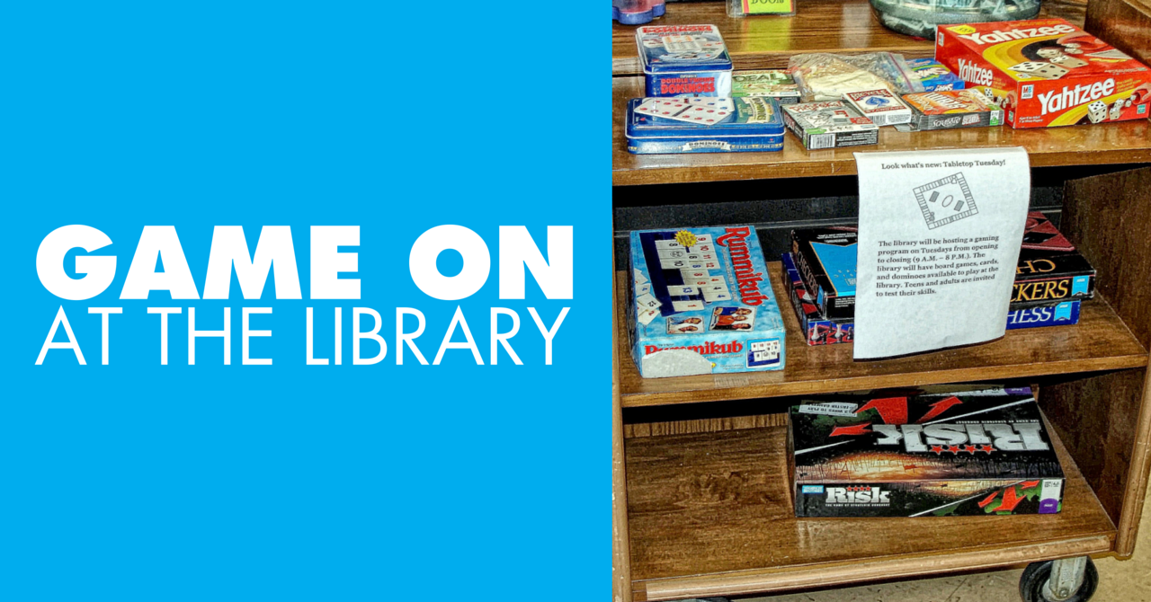 New CCPL Program More than Fun and Games Sharon Schuler Kreps/CullmanSense