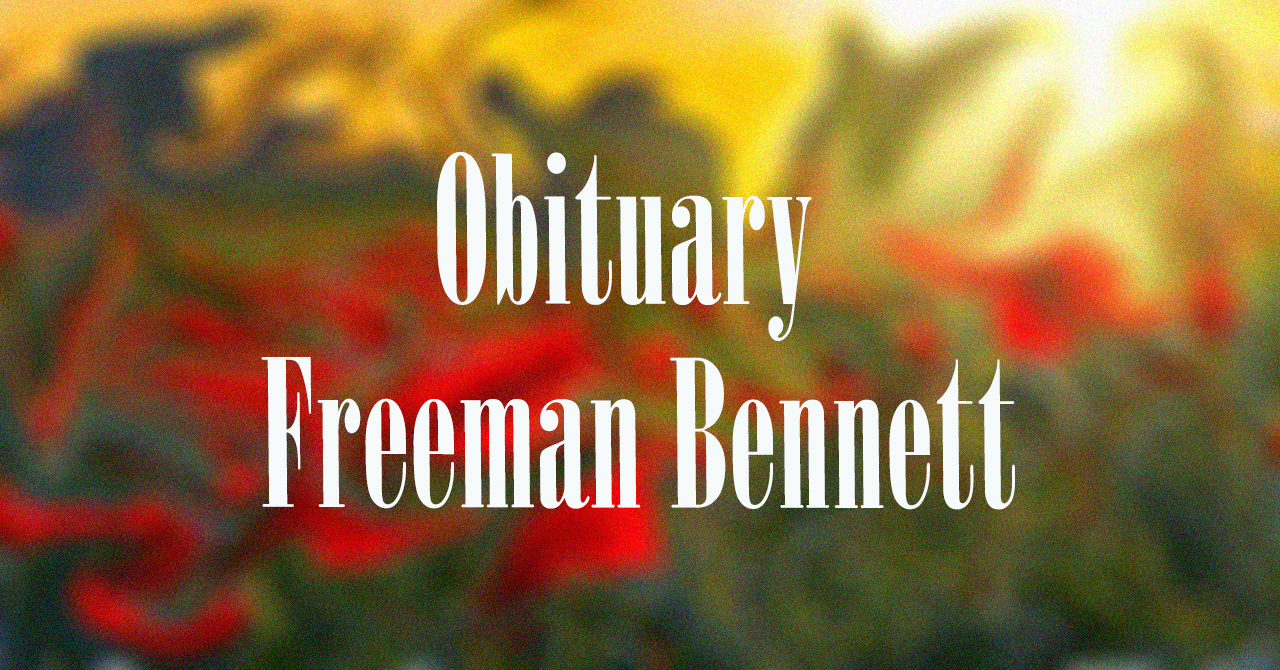 Obituary: Freeman Bennett freeman_bennett.jpg