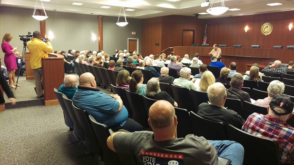 Memory Gardens Meeting Draws Big Crowd at City Hall Amy Leonard