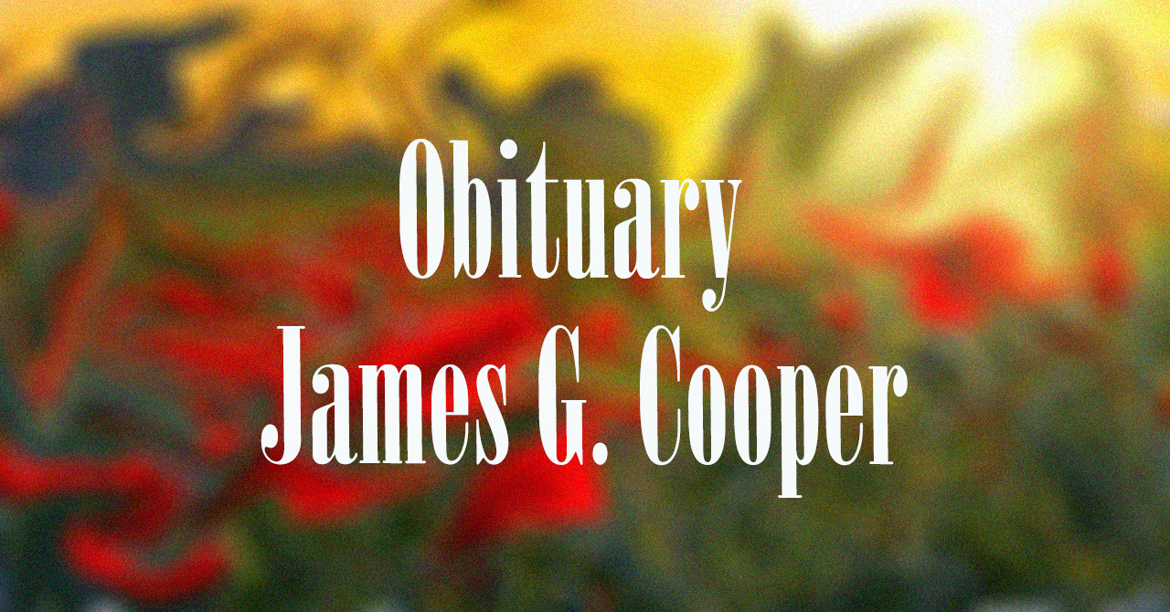 Obituary: James G. Cooper james_g._cooper.jpg