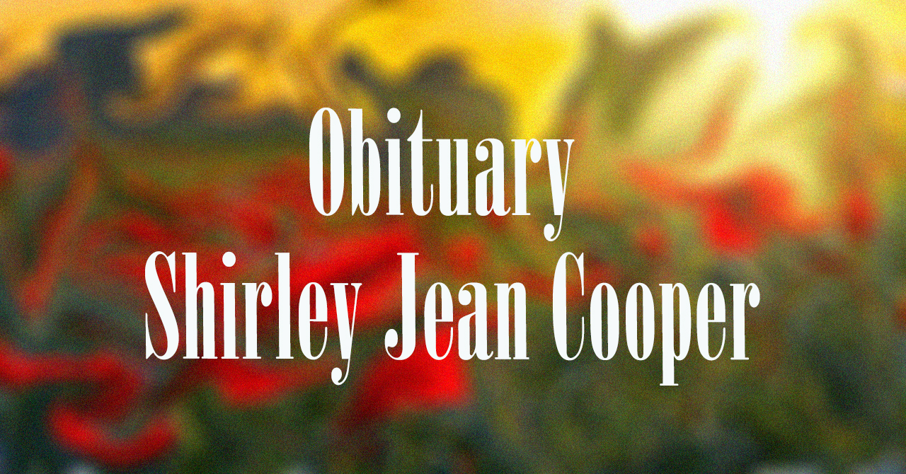 Obituary: Shirley Jean Cooper shirley_jean_cooper.jpg