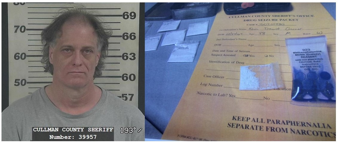 Execution of Search Warrant Leads to Arrest; Meth Seized CCSO