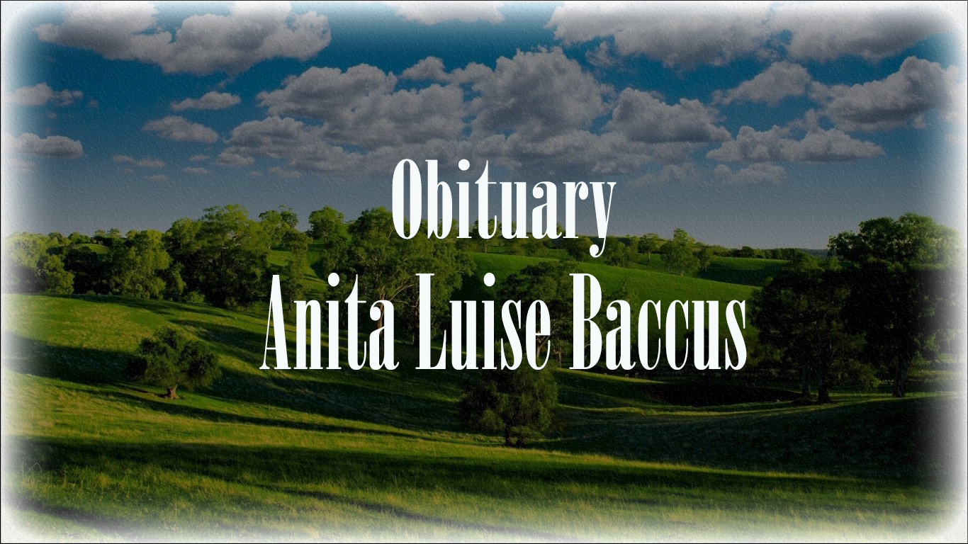 Obituary: Anita Luise Baccus anita_luise_baccus.jpg