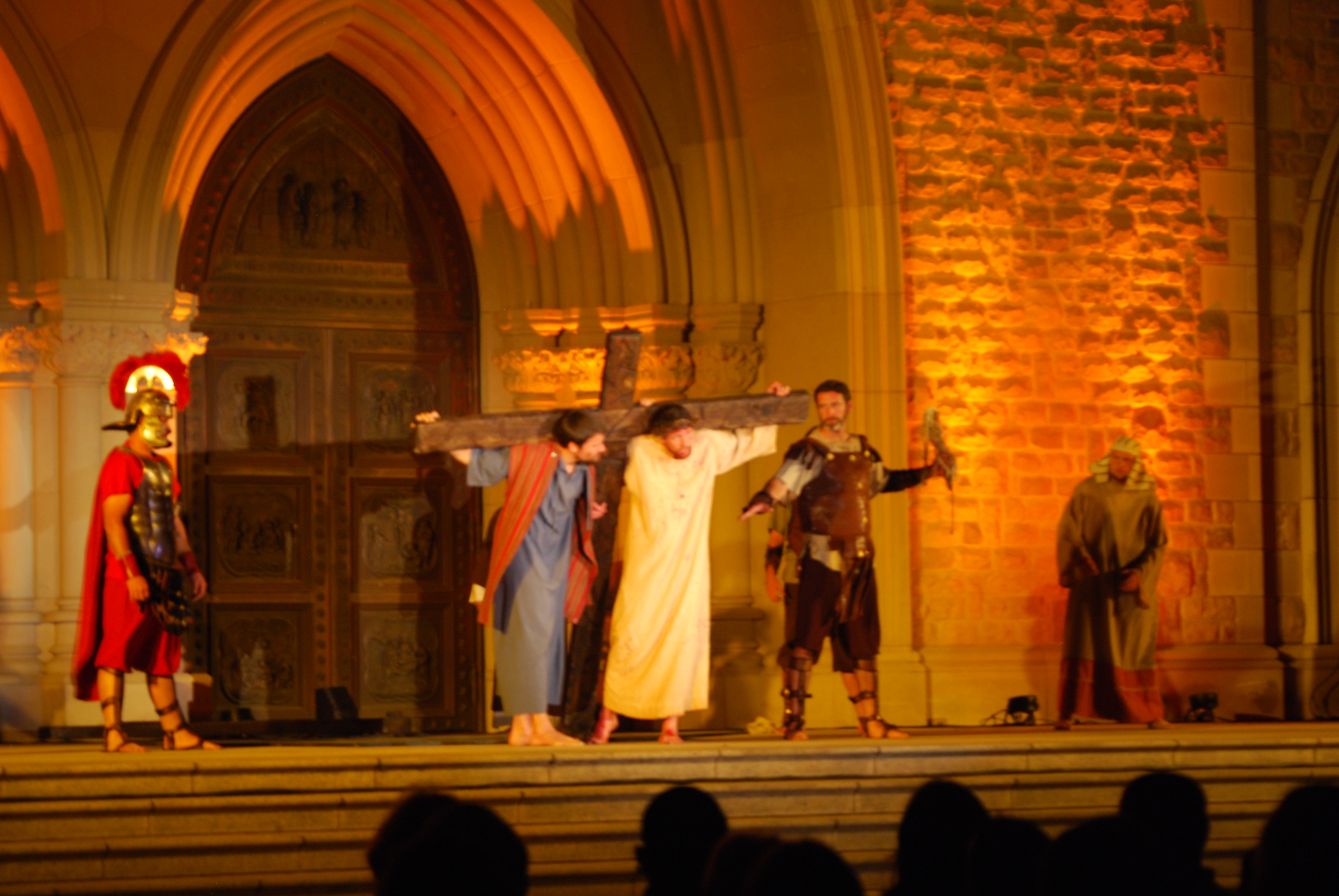 Hundreds Gather at The Shrine of the Most Blessed Sacrament for the Stations of the Cross Performed Live by the Cenacolo Community Sharon Schuler Kreps