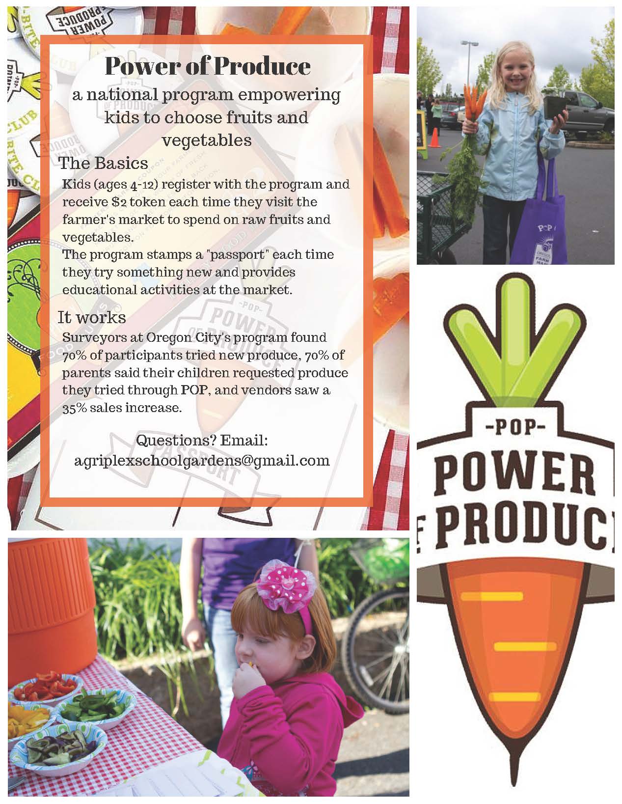 POP Goes the Farmer’s Market Agriplex