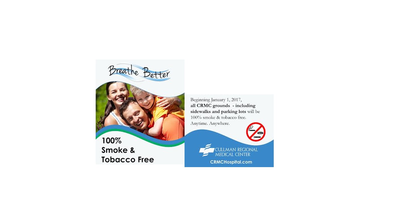 CRMC Announces Breathe Better Campaign- Will go 100% Smoke- and Tobacco-Free on Jan. 1, 2017 CRMC