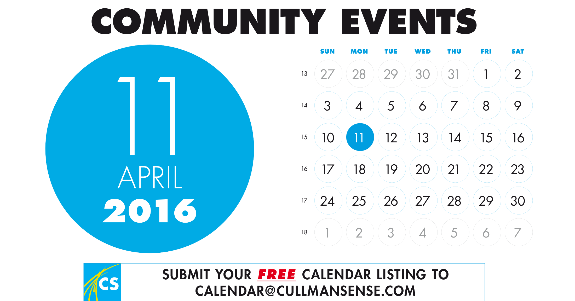 Community Events: Monday, April 11 community-events-11.png