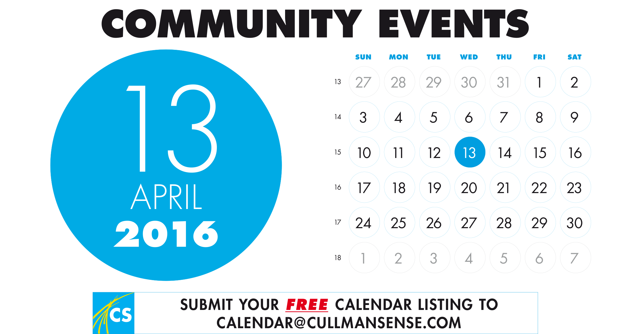Community Events: Wednesday, April 13 community-events-13.png