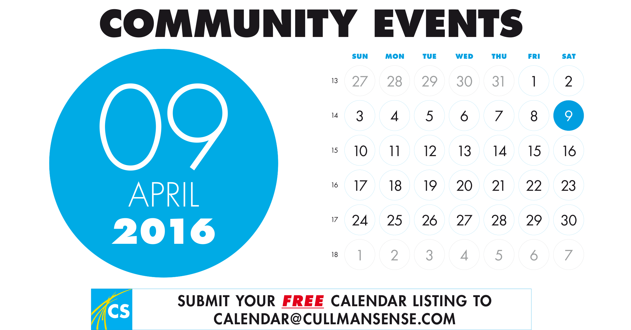 Community Events: Saturday, April 9 community-events-9.png