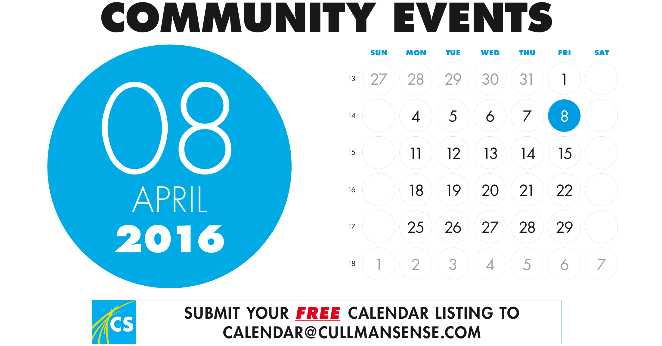 Community Events: Friday, April 8