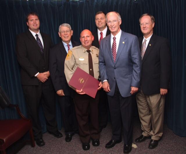 Cullman County Sheriff’s Deputy Stephen Thomas Receives Commendation Today in Montgomery Bradley Williams