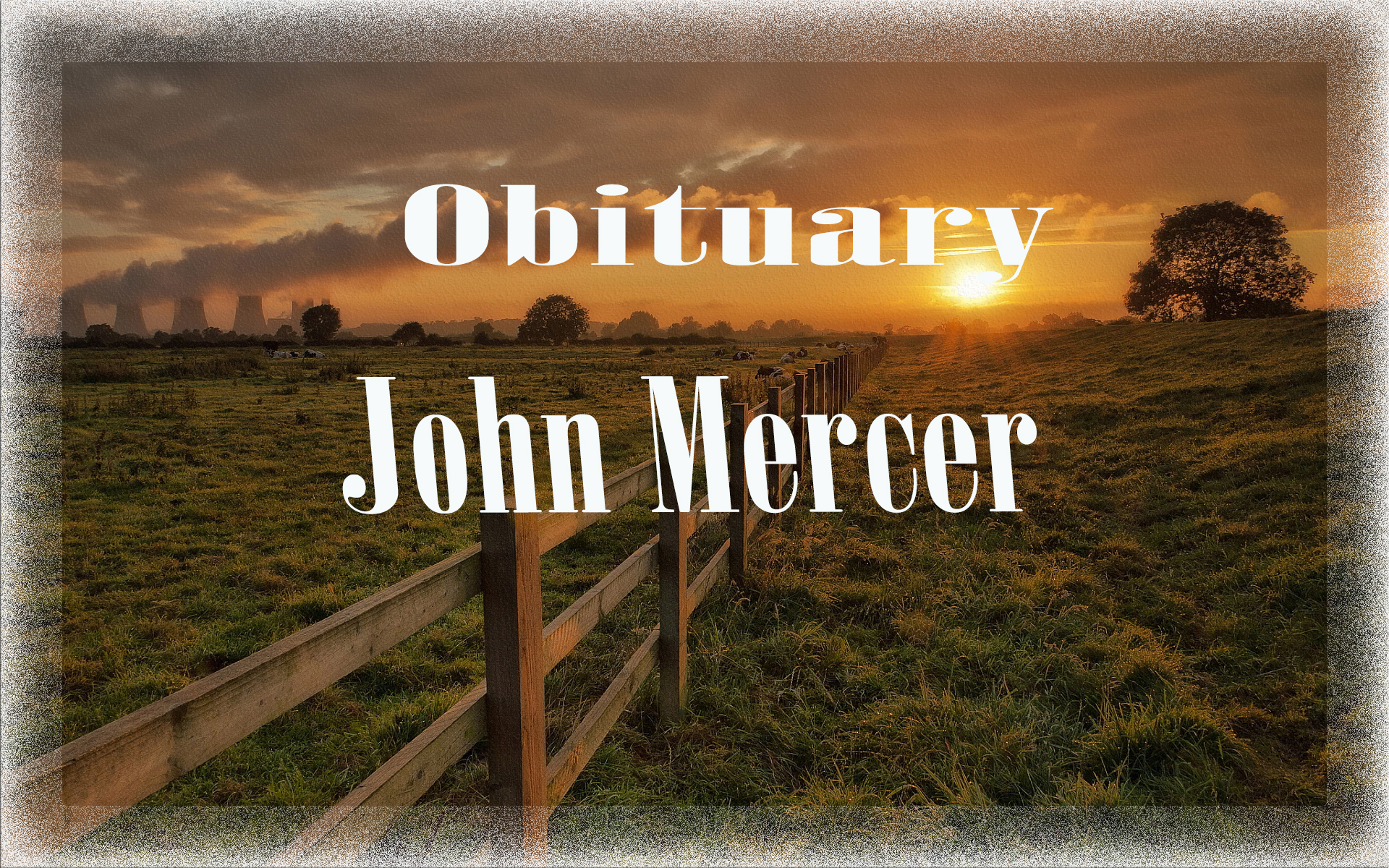 Obituary: John Mercer john_mercer.jpg