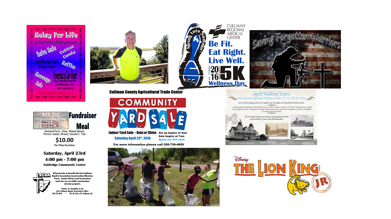 Community Events: Saturday, April 23 slide1.png