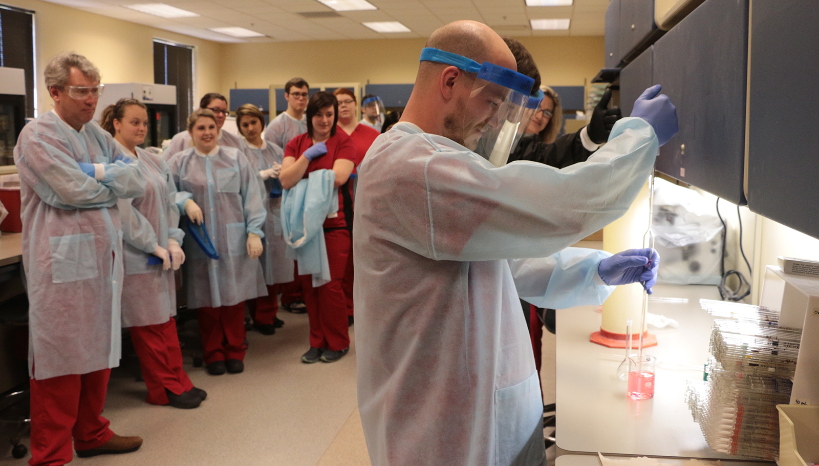 Wallace State CLT students celebrate Medical Laboratory Professionals Week WSCC