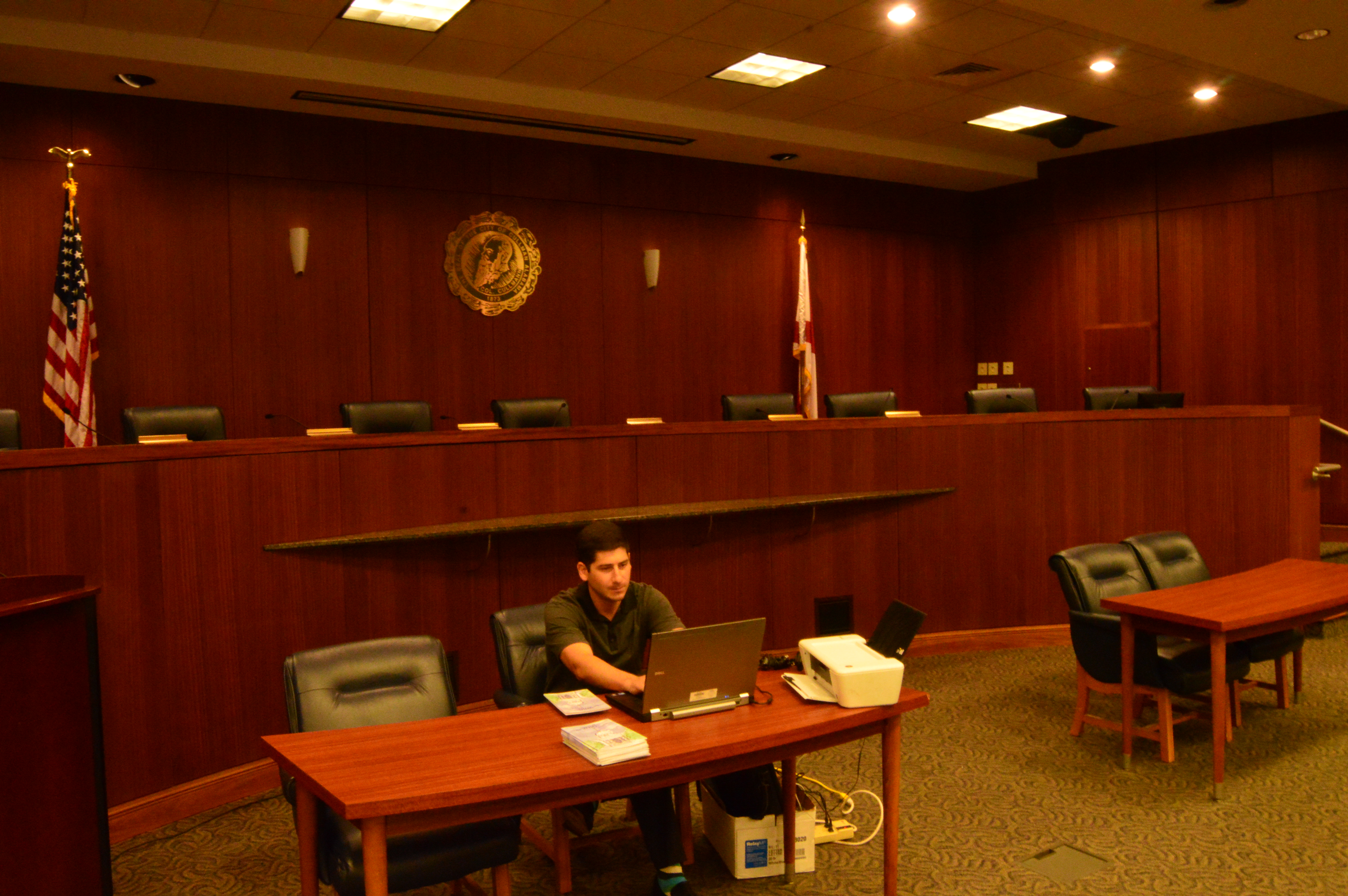 Disappointing turnout at Voter ID and Registration Drive at City Hall Will Hogue