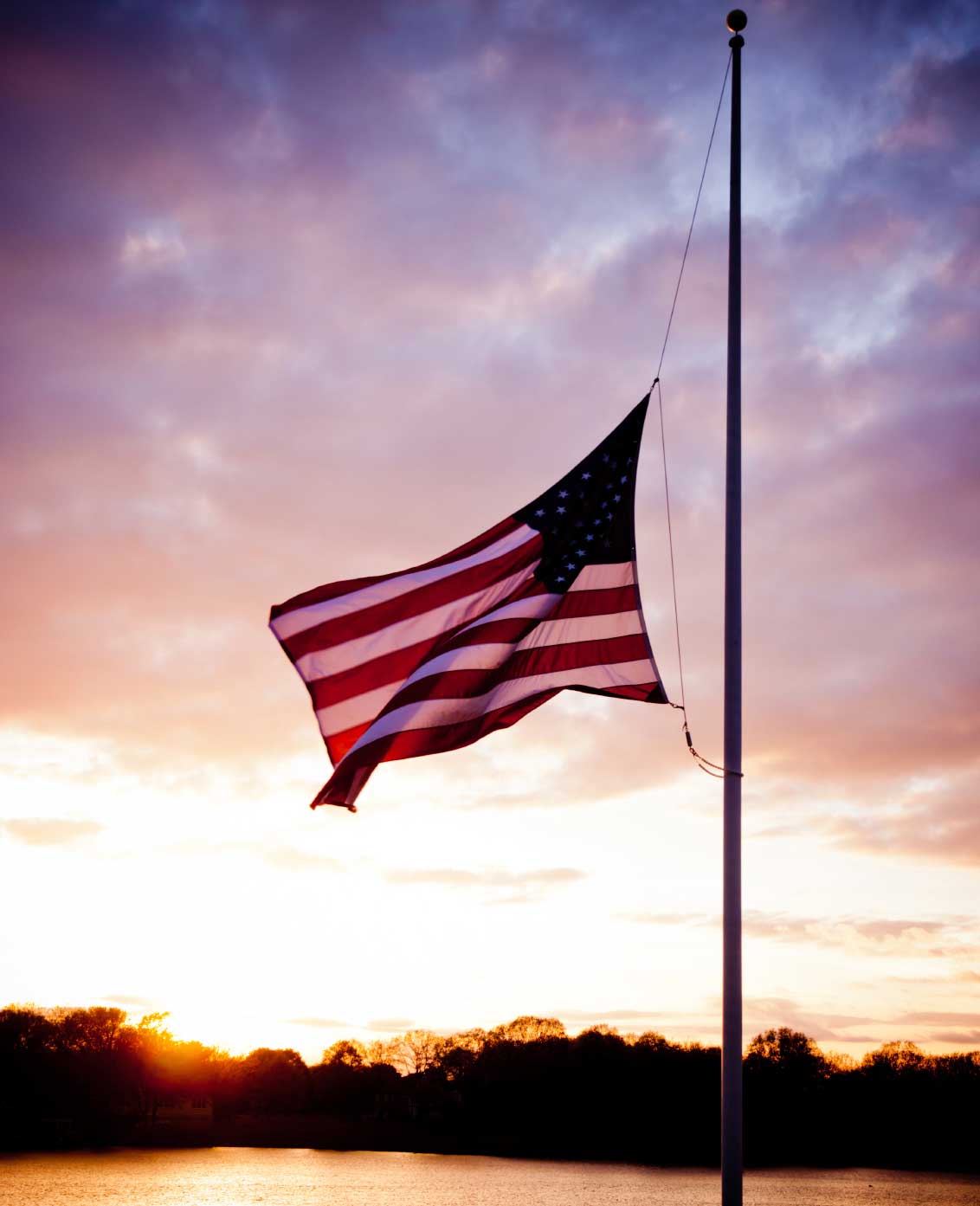 Collection 95+ Images picture of flag at half staff Completed