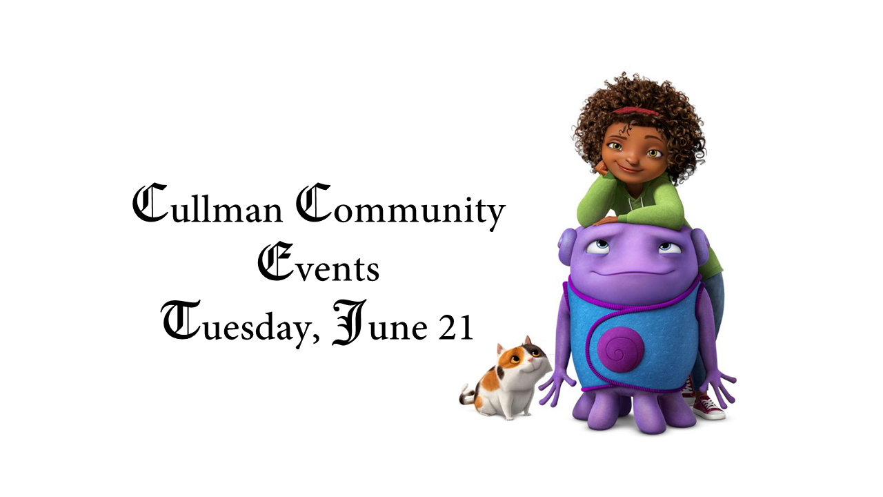 Community Events: Tuesday, June 21 slide1.png