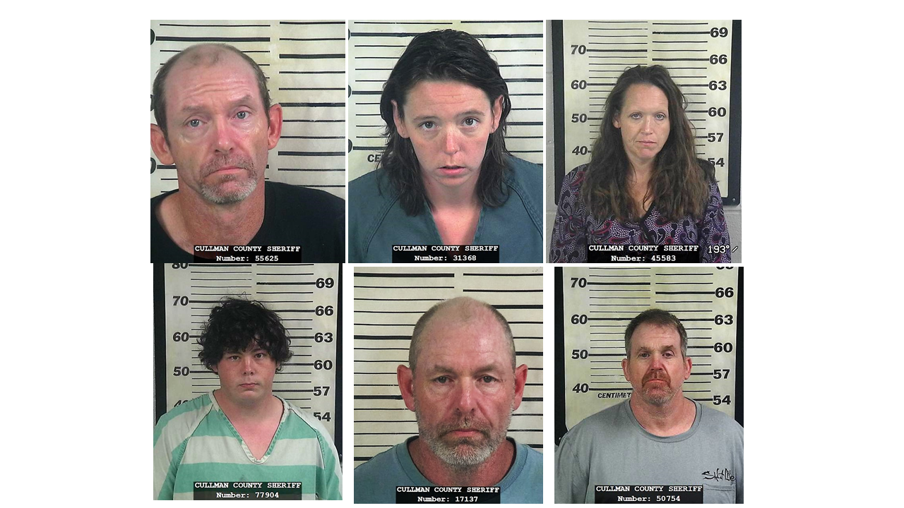 Execution of multiple search warrants leads to 6 arrests; meth and money seized