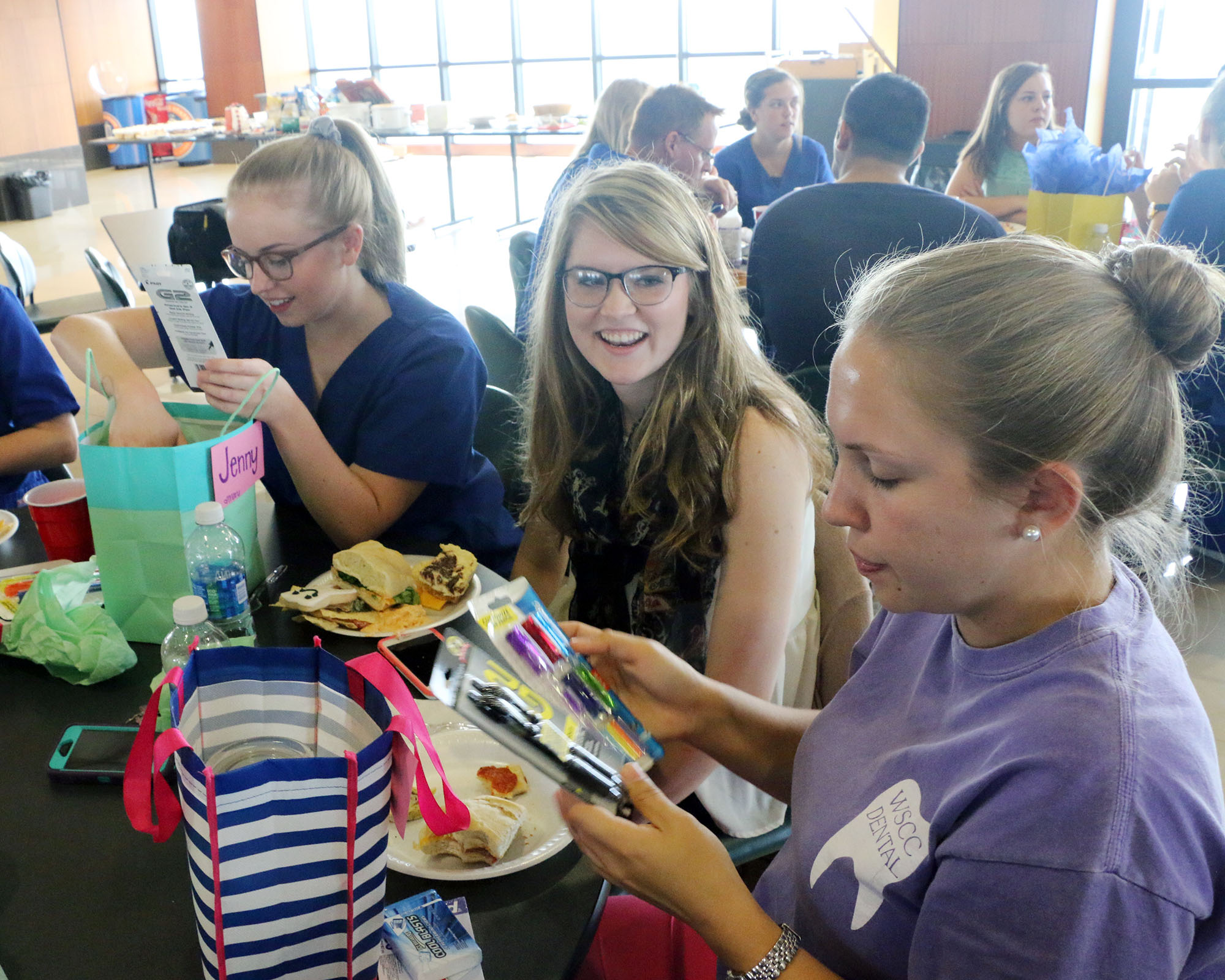 New dental hygiene students get a little help from upperclassmen WSCC