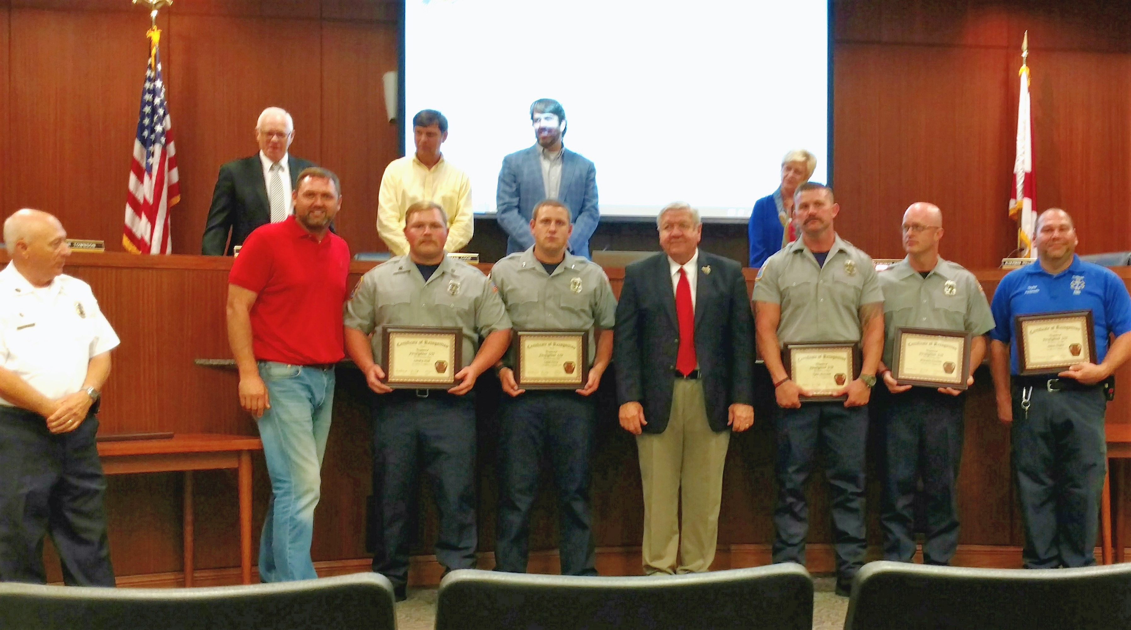 Cullman welcomes 6 new firefighters, 4 police officers Amy Hasenbein Leonard