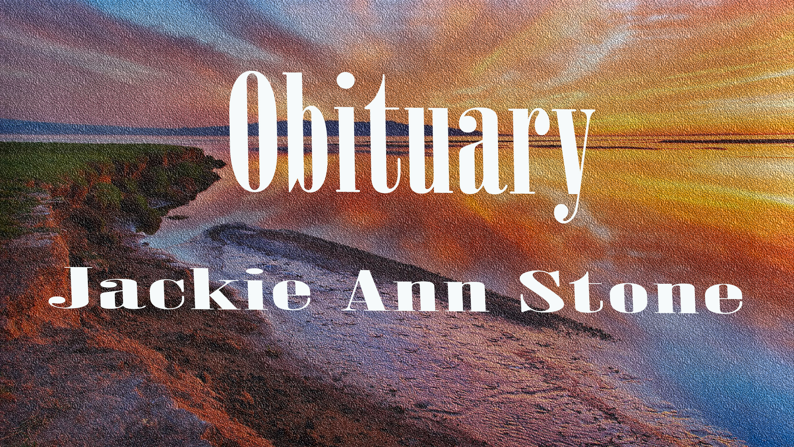 Obituary: Jackie Ann Stone jackie_ann_stone.jpg