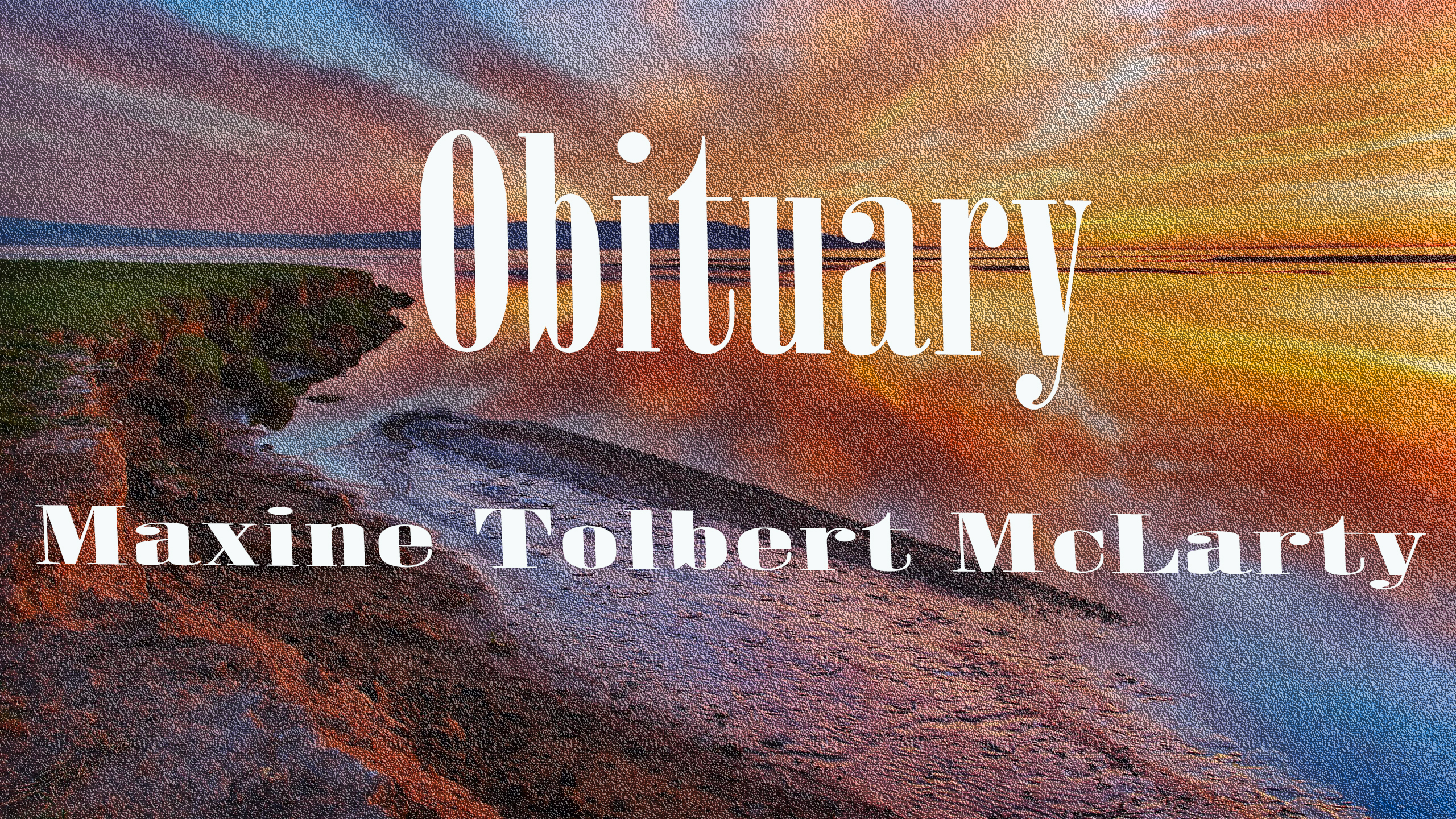 Obituary: Maxine Tolbert McLarty maxine_tolbert_mclarty.jpg