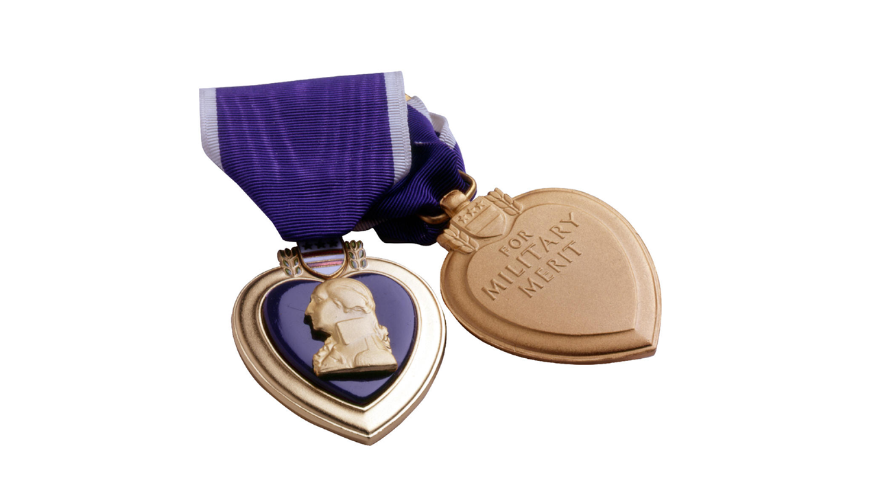 Annual Military Order of the Purple Heart memorial service this Saturday stock photo