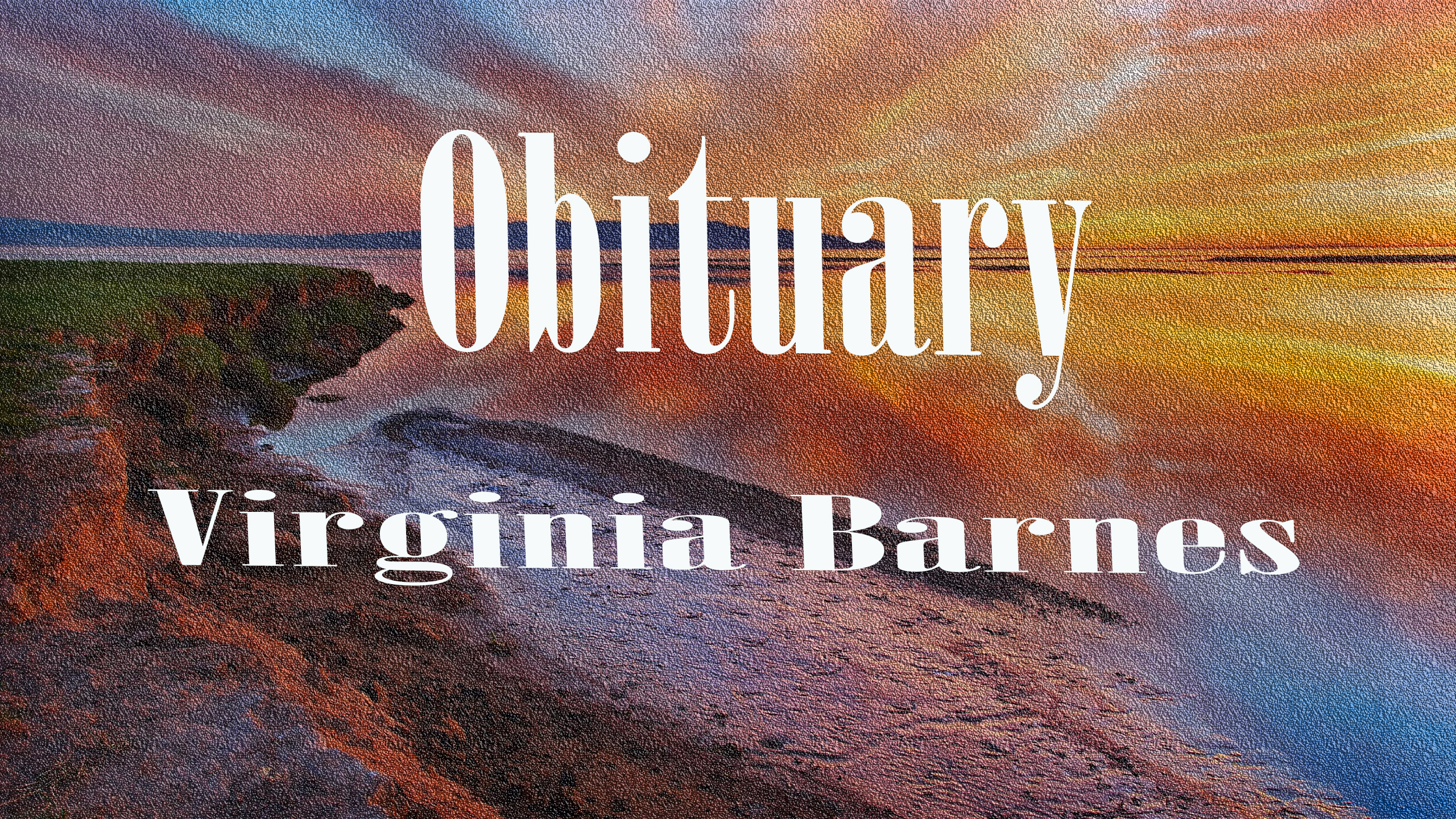 Obituary: Virginia Barnes virginia_barnes.jpg