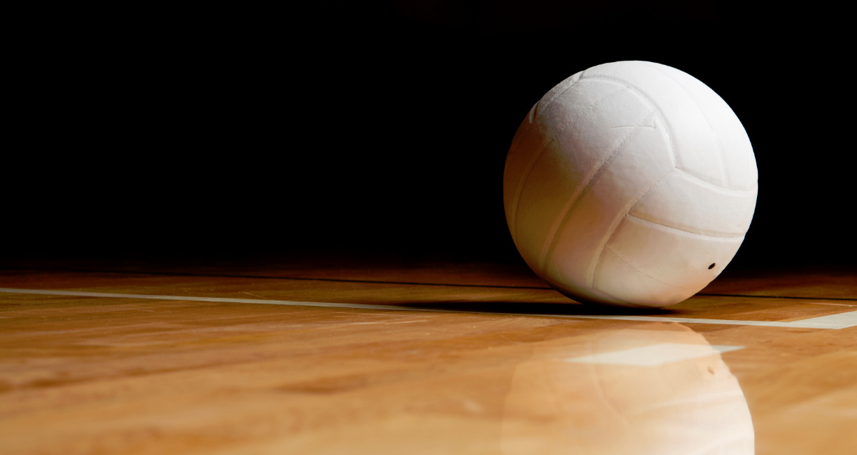 Good Hope wins volleyball opener on new gym floor stock image