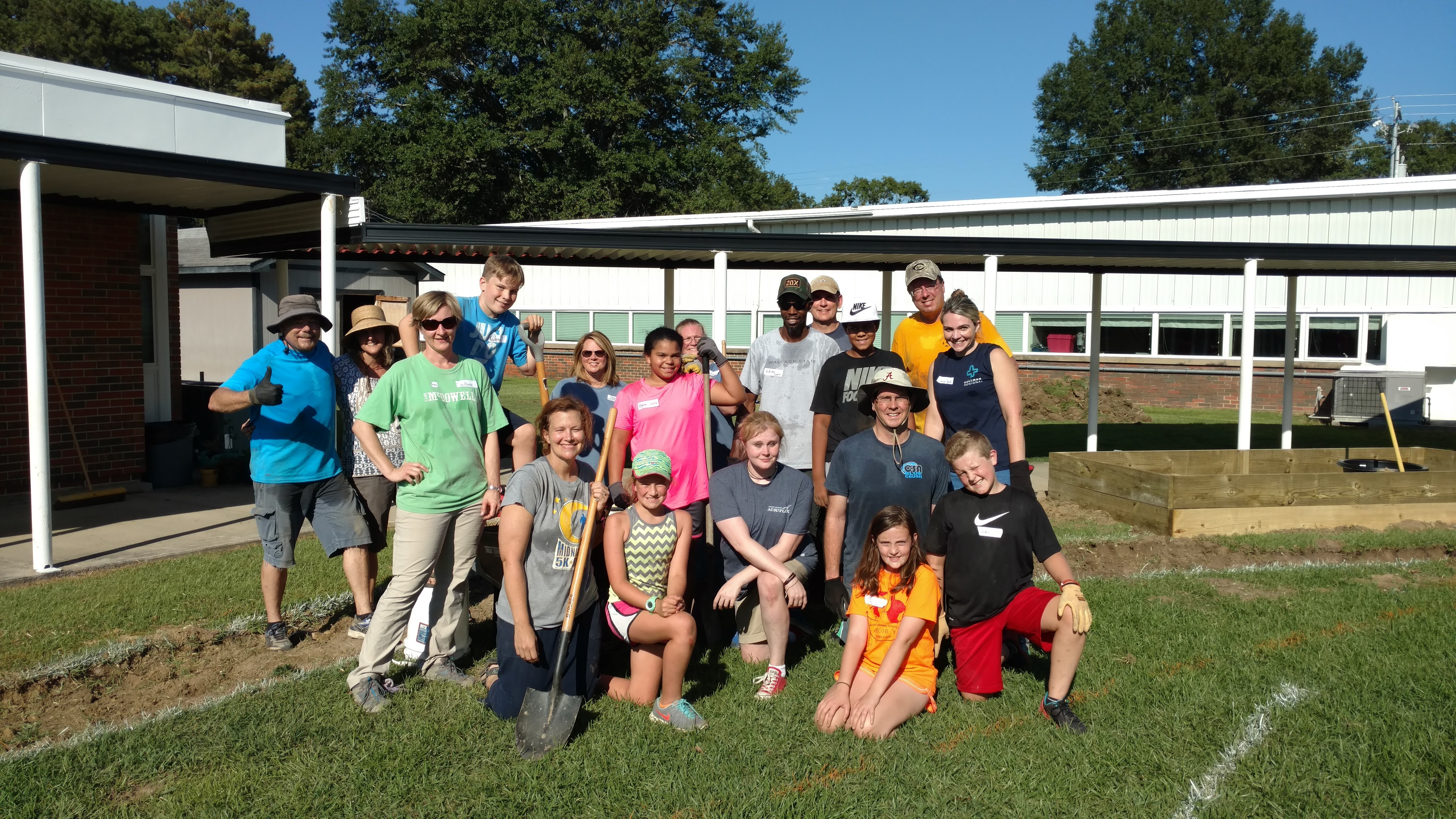 West Elementary opening new Outdoor Classroom Agriplex