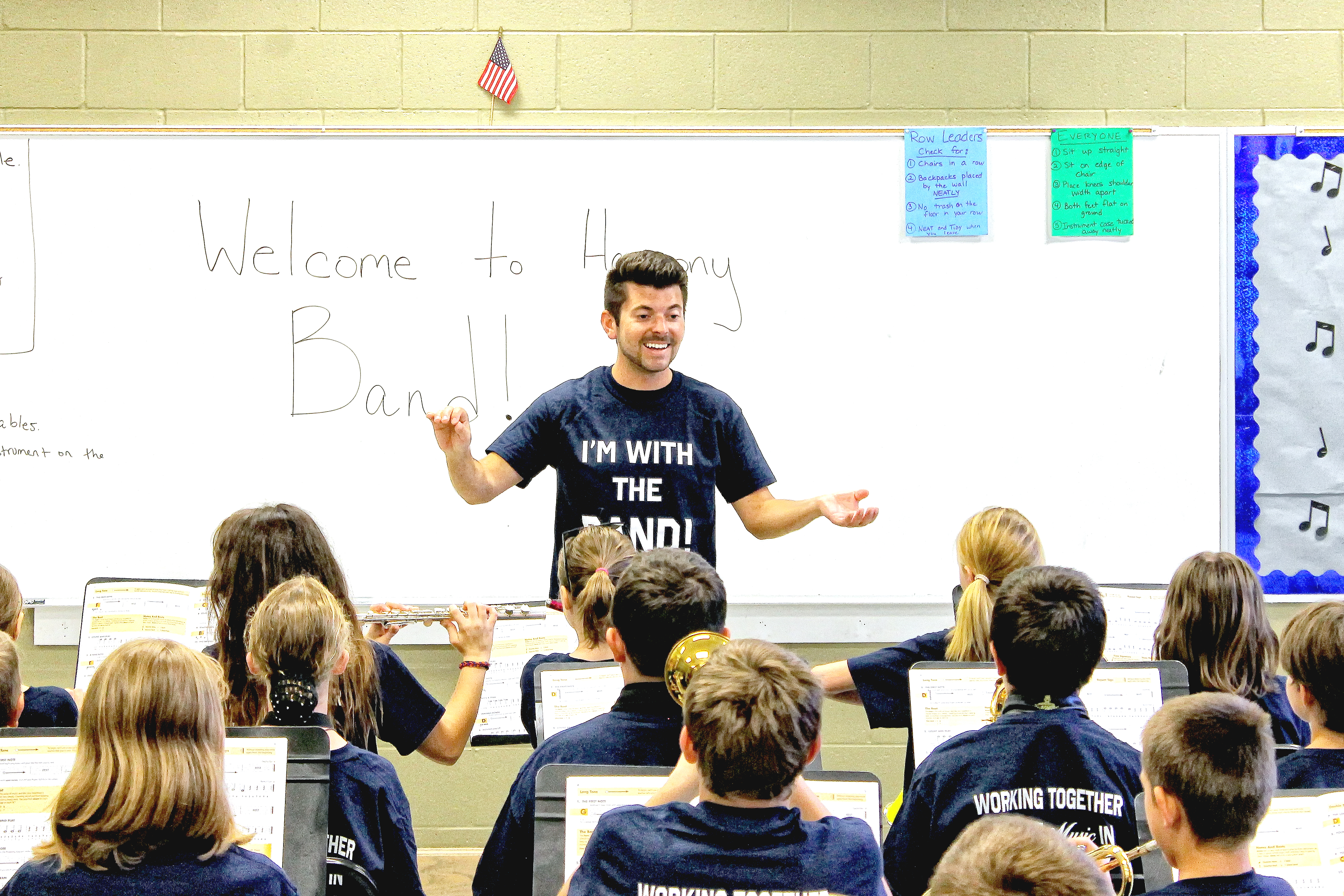 Beginner band program launched at Harmony School Ty Parker