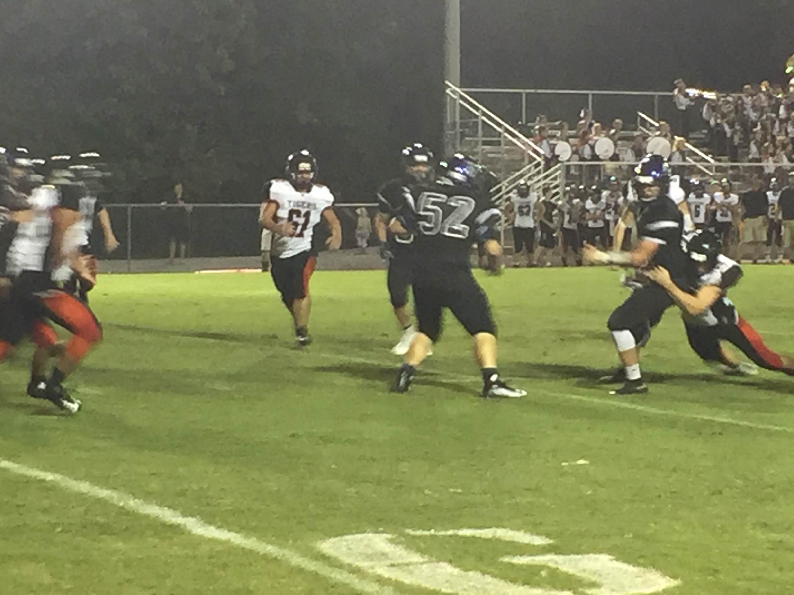 Meek Tigers fall just shy, 28-22 Owen Anderson