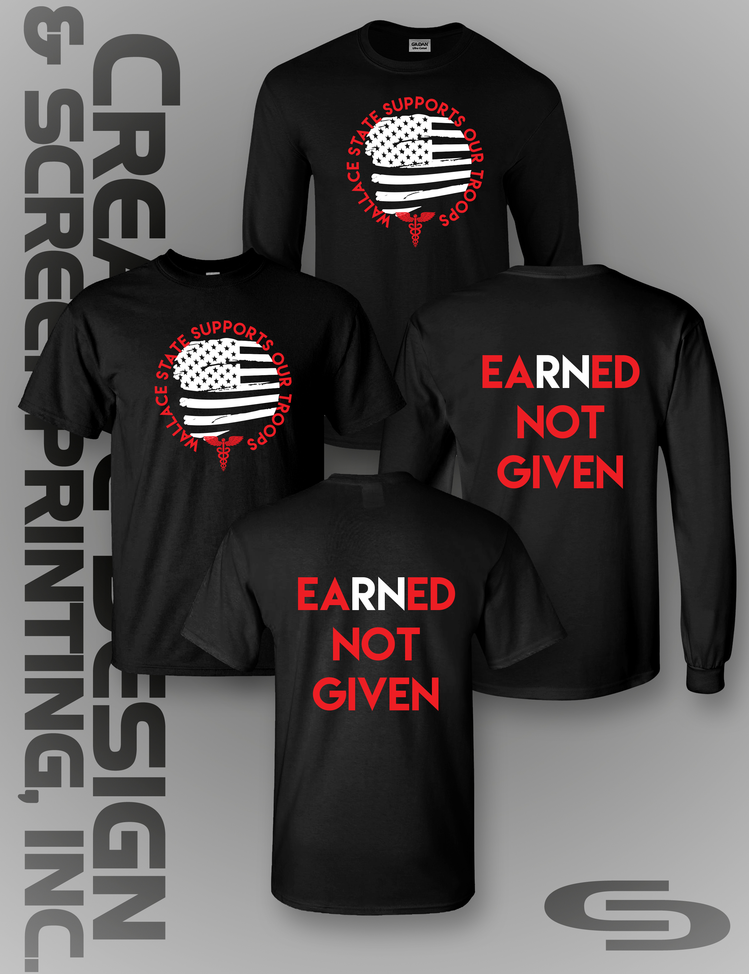 Nursing students giving back to active military through T-shirt sale