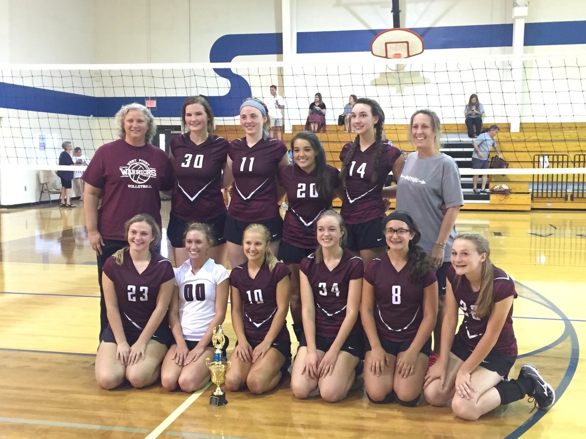 West Point claims victory in 5th annual St. Bernard volleyball invitational Courtesy of West Point High School on Twitter