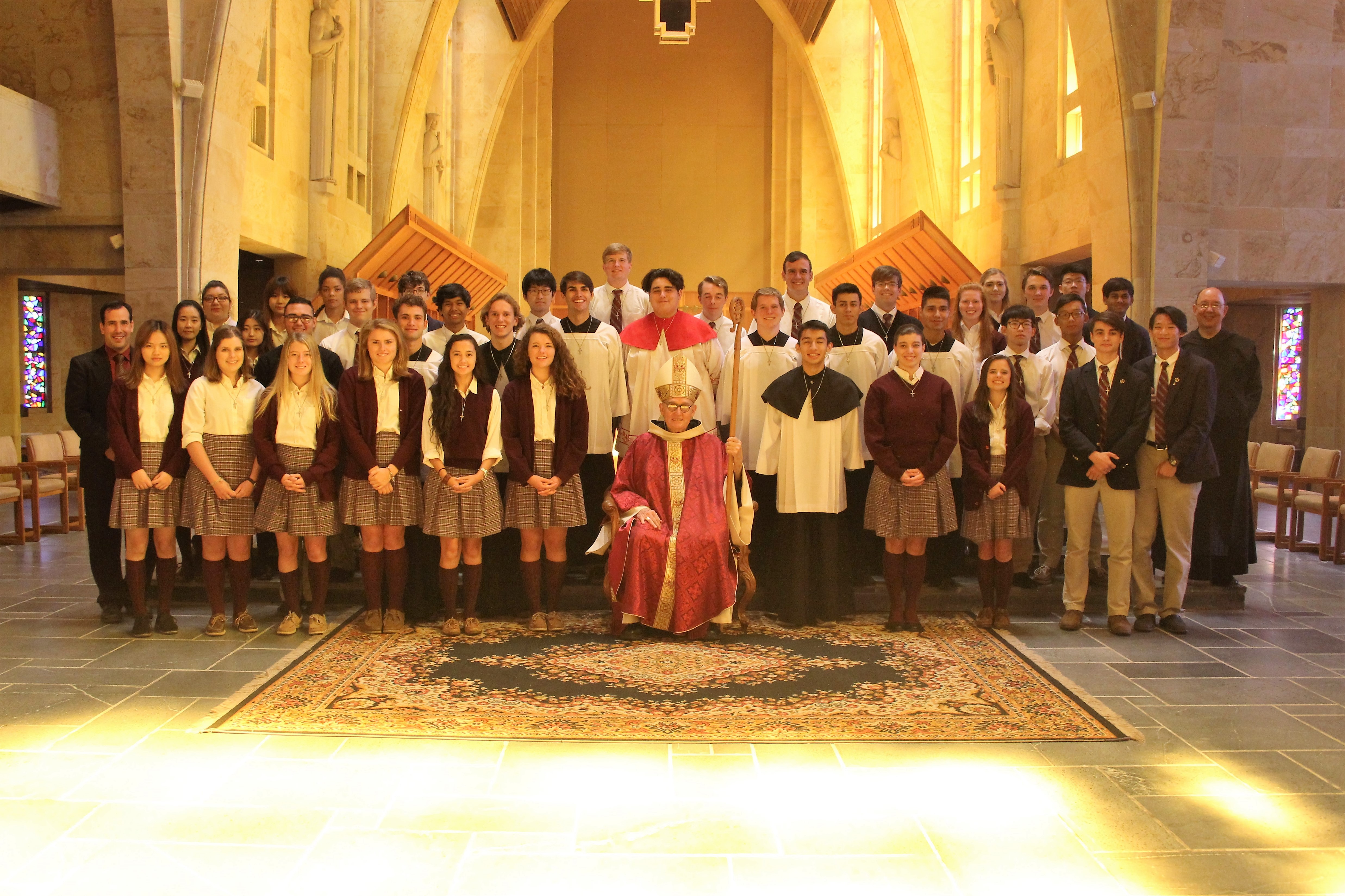 Senior Dedication held at Saint Bernard Prep Joyce Nix