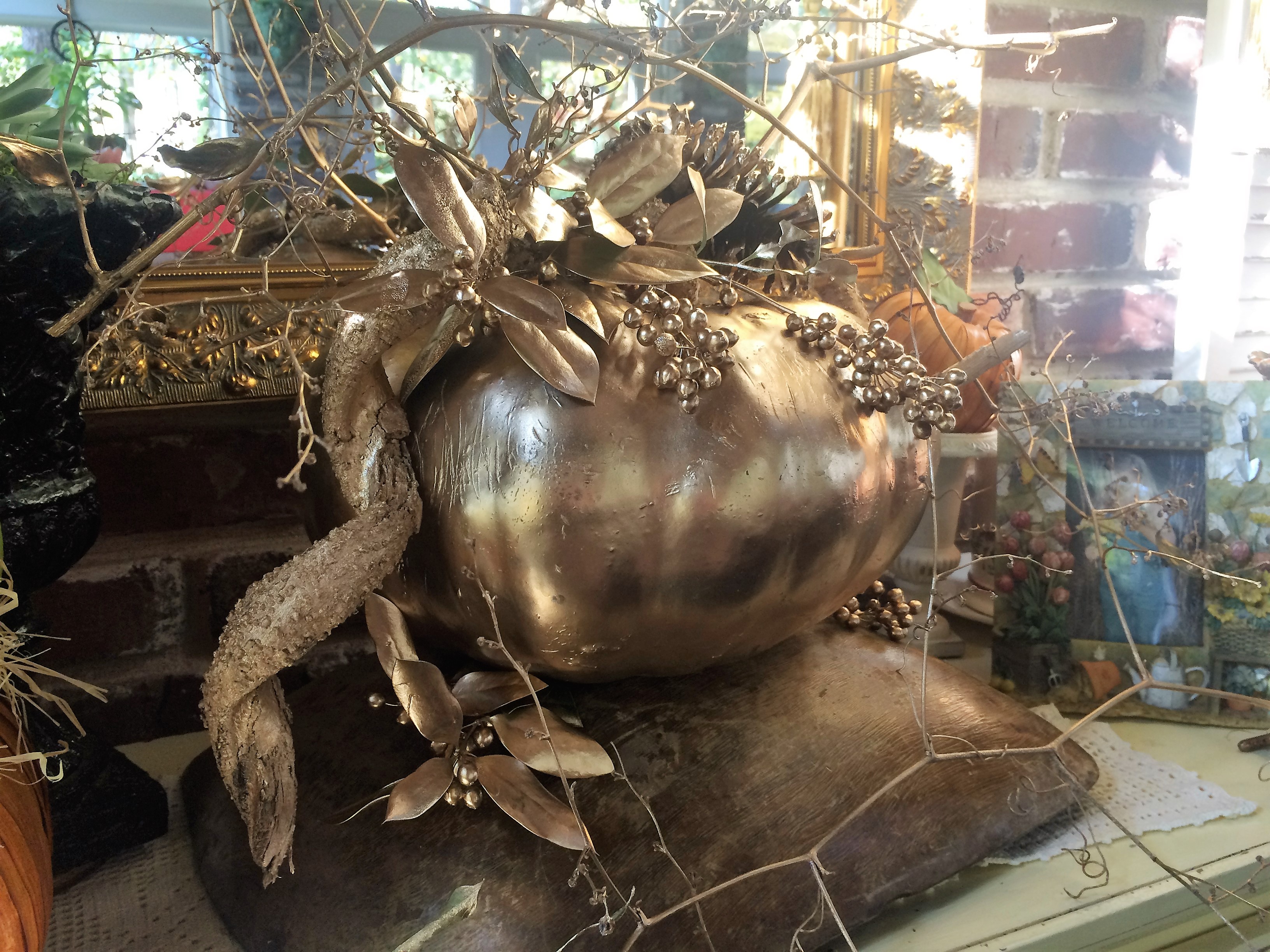 Thanksgiving Countdown Corner Nov. 14: Painting your Halloween pumpkins for Thanksgiving Loretta Gillespie