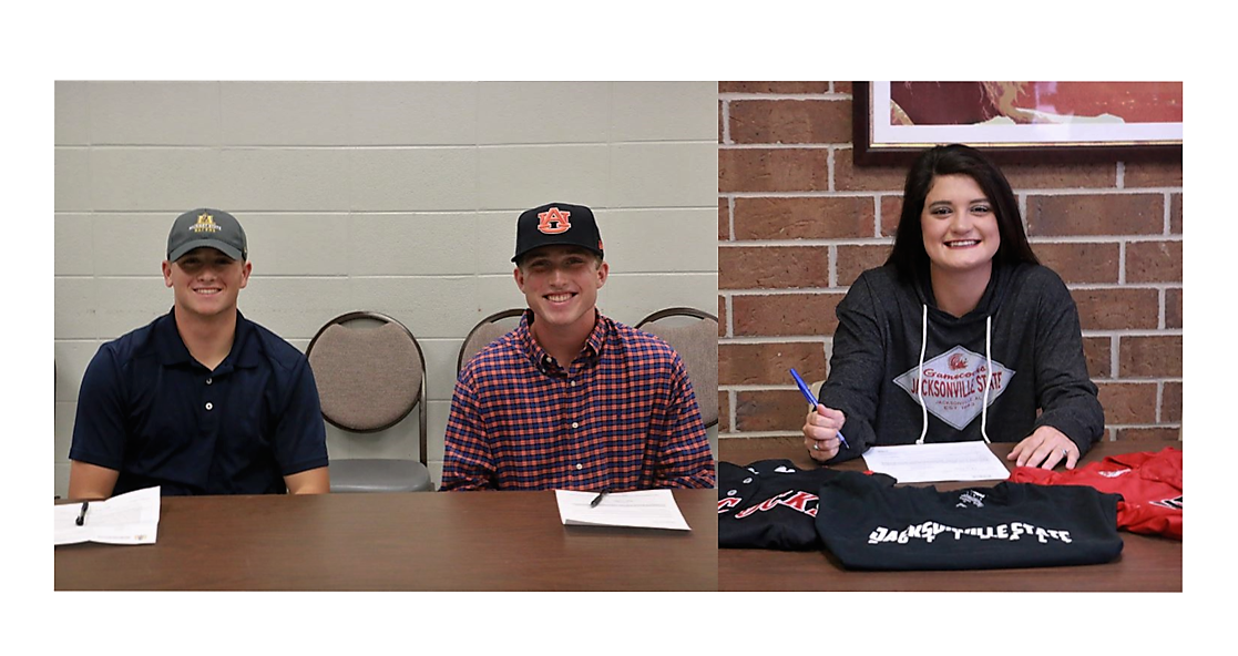Wallace State athletics has three players sign Division I scholarships during early signing period WSCC