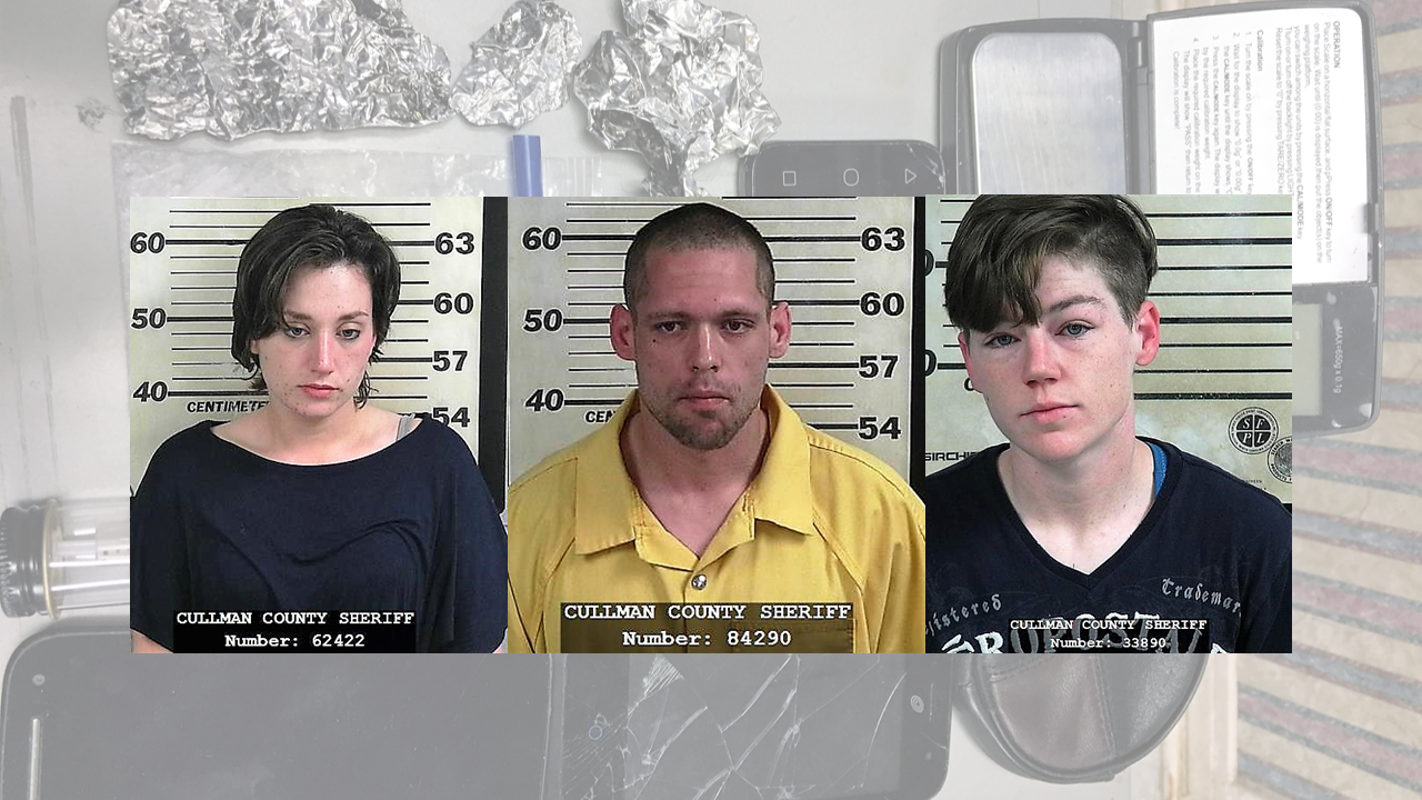3 arrested with meth on Hwy 278 near Holly Pond CCSO