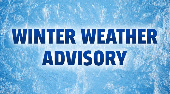 Winter Weather Advisory issued for Cullman Co. beginning Friday at 3 p.m. stock image
