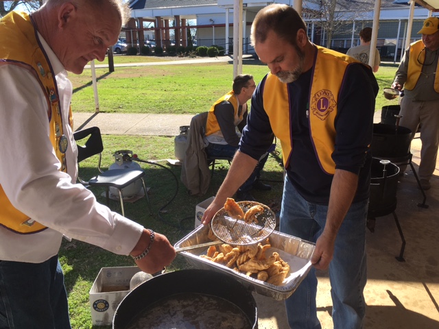 Crowds enjoy this year’s Lions Club Fish & Ham Dinner W.C. Mann