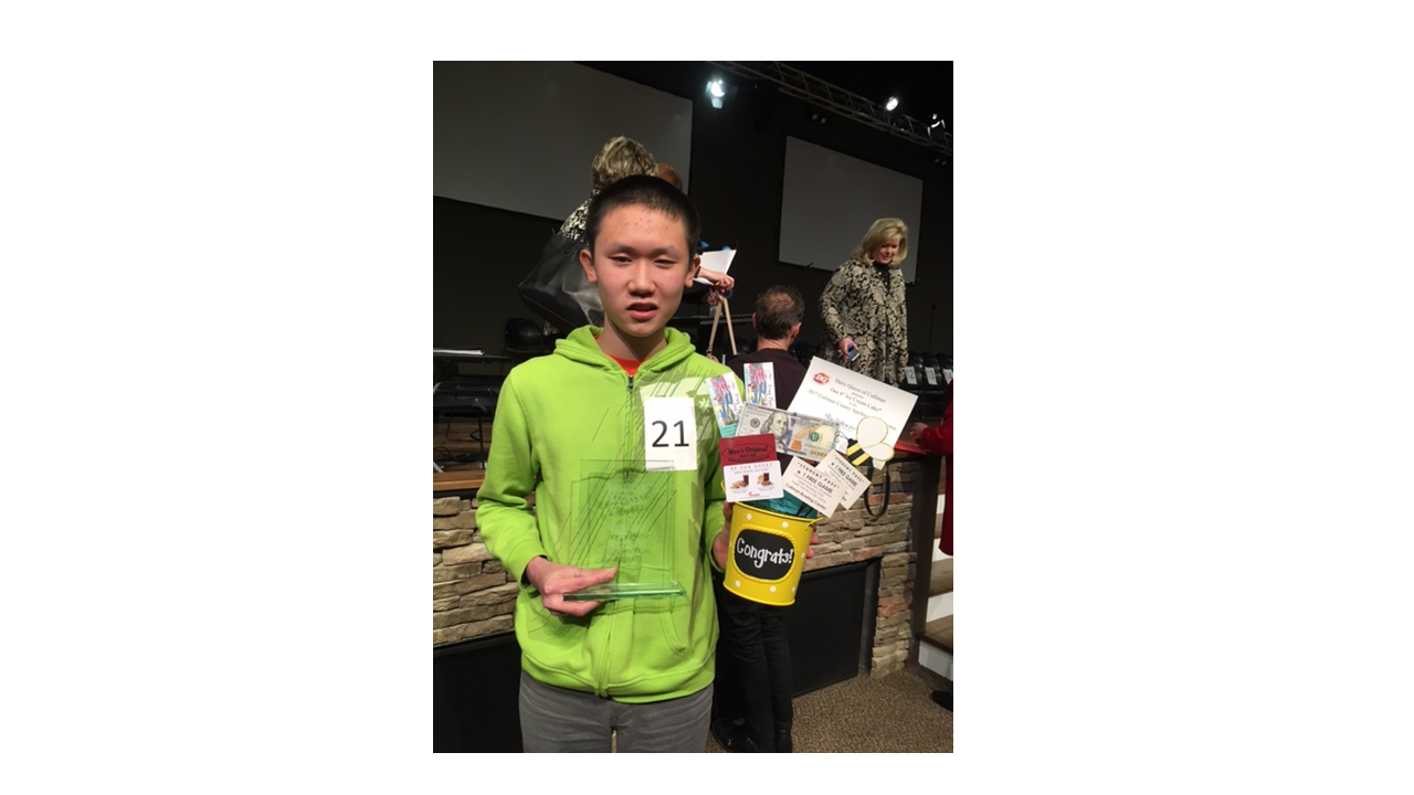 Cullman Middle School’s Jadon Li wins Cullman County Spelling Bee W.C. Mann