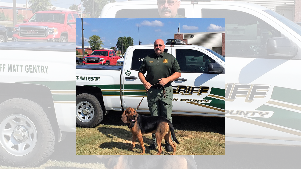 Sheriff’s office K-9 Deputy AJ tracks down suspect attempting to flee CCSO