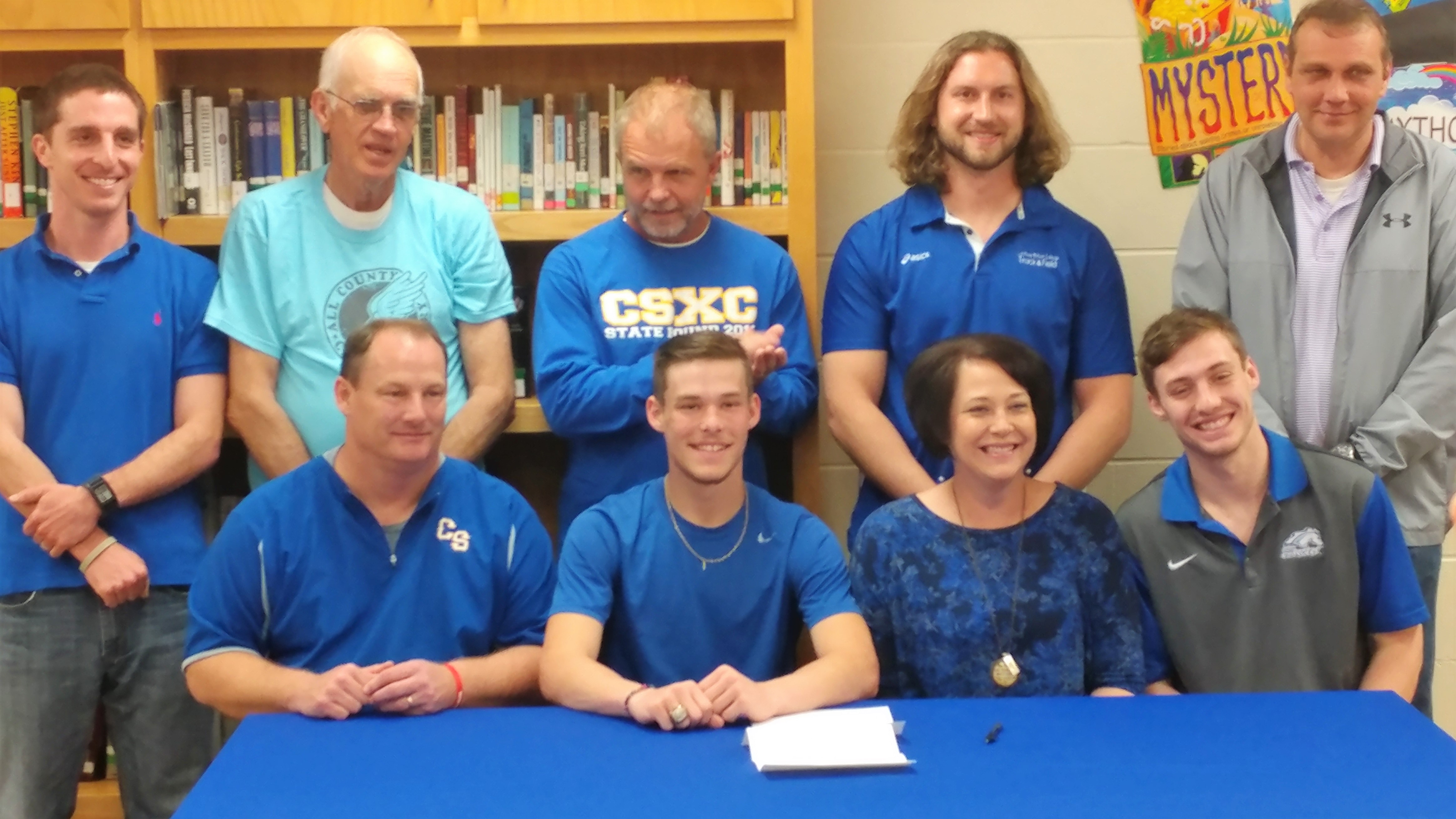Running wild: Cold Springs’ Cayde Elliott signs track scholarship with Lindsey Wilson College Josh McBrayer