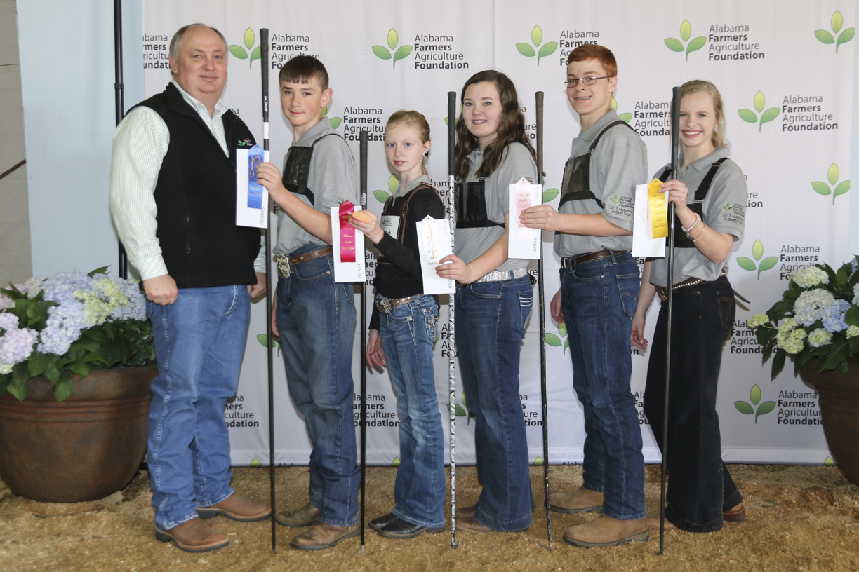 Local youth place in Junior Showmanship at Alabama Junior Beef Expo Mary Johnson, ALFA Farmers