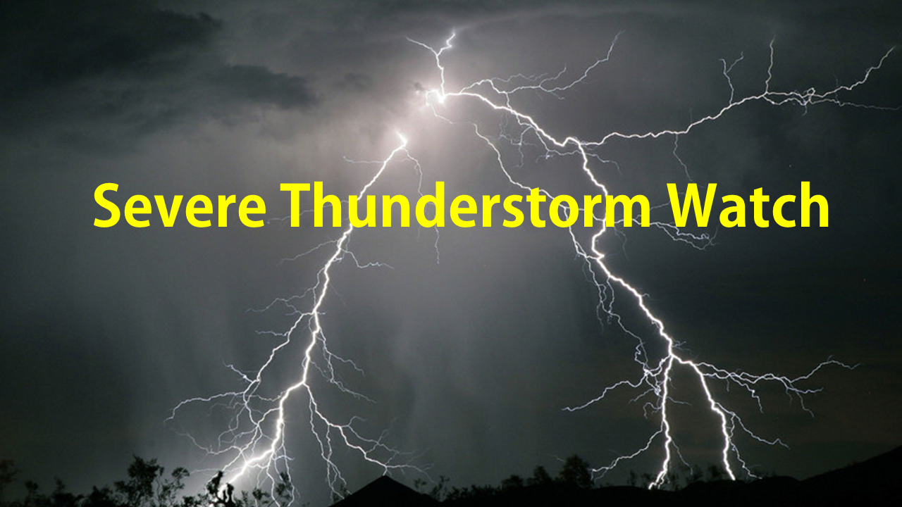 Area under severe thunderstorm watch until 9 p.m. slide1.png
